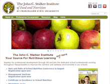 Tablet Screenshot of johnstalkerinstitute.org